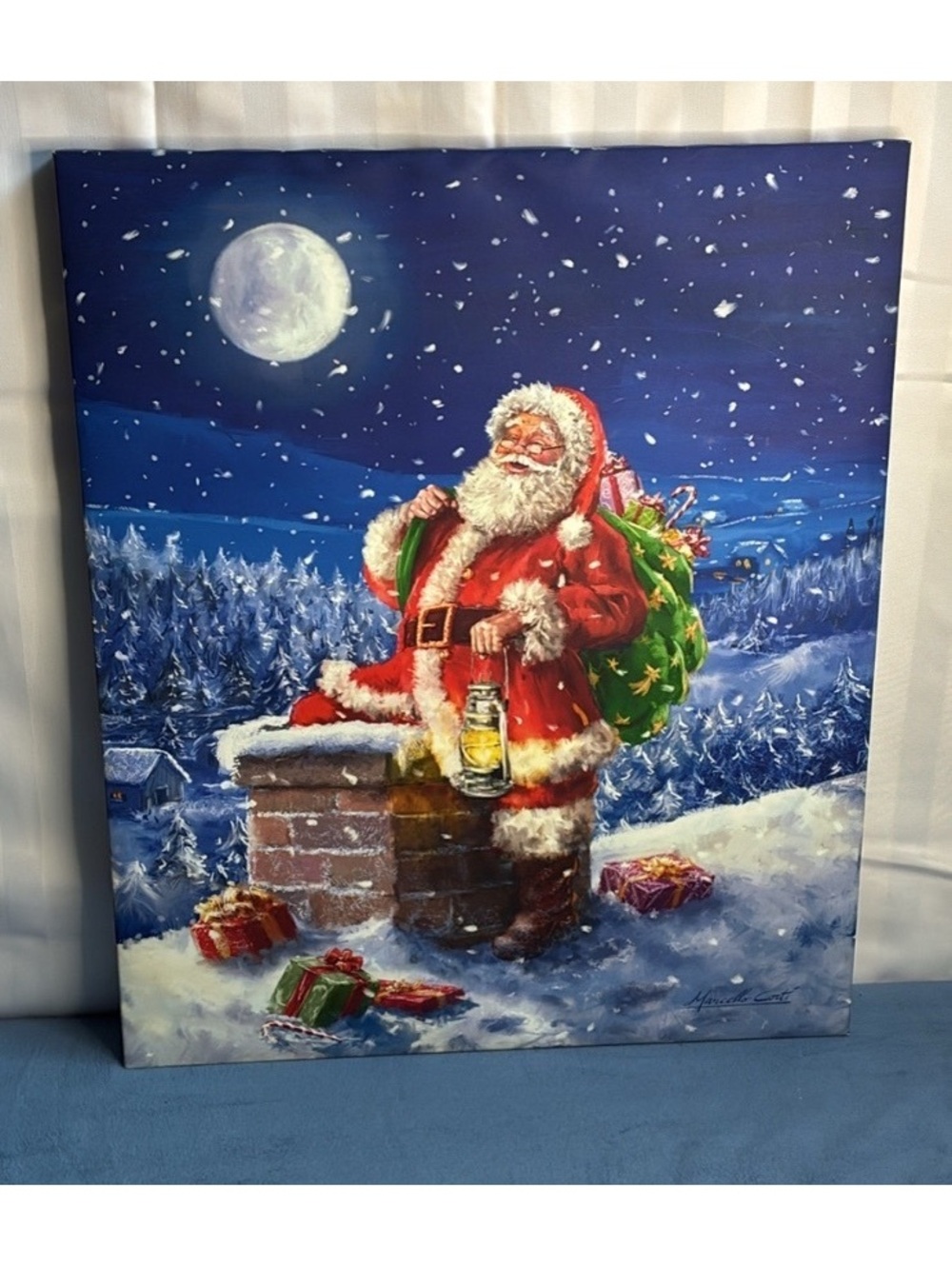 Marcello Corti Santa Claus Canvas Wall Art